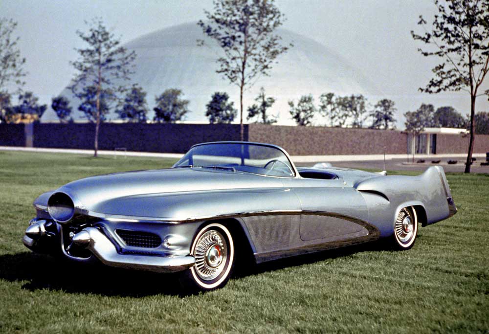 The 1954 version of the car with front end design modifications to improve cooling, and the skirts removed.